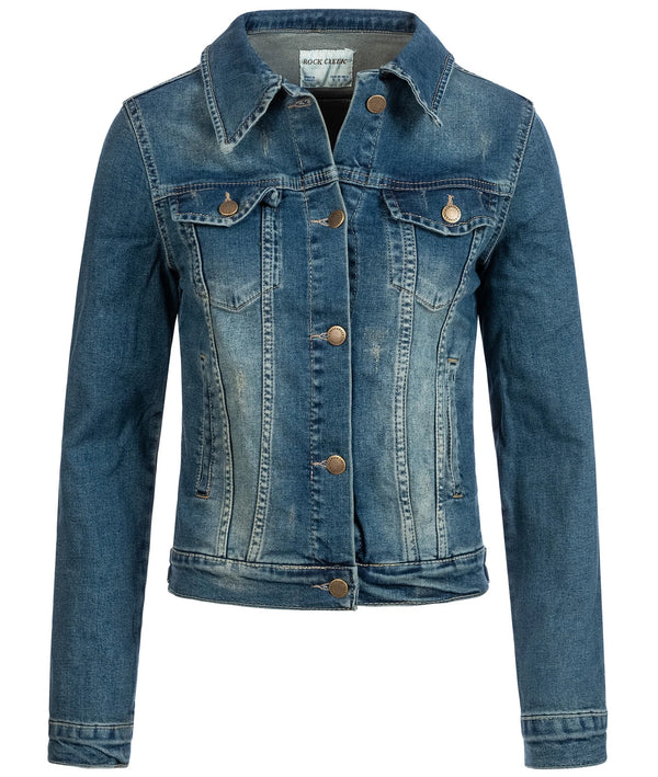 Rock Creek Damen Jeansjacke Denim D-401