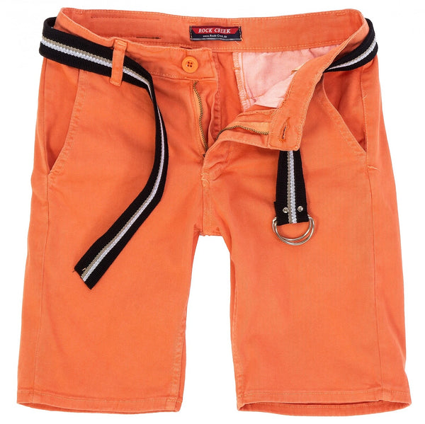 Rock Creek Herren Chino Shorts mit Gürtel RC-2133