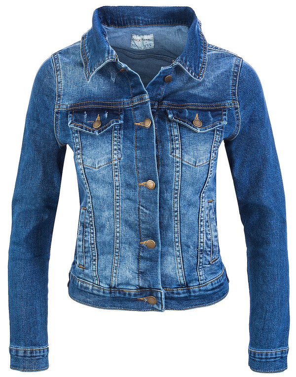 Rock Creek Damen Jeansjacke Denim D-401
