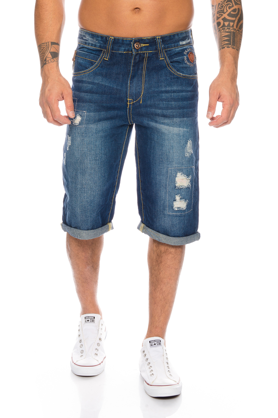 Designer Herren Jeans Shorts Herren Bermuda Jeanshose Herren Short H-068 W28-W38
